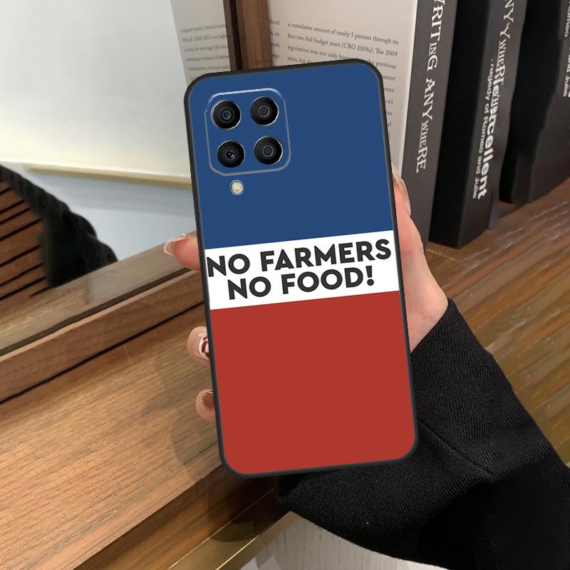 Nessun Contadino Nessun Cibo Trots Op De Boer Custodia Per Samsung Galaxy M32 M52 M12 M22 M13 M23 M33 M53 M14 M34 M54 M31 M51 M20 M31s M30s