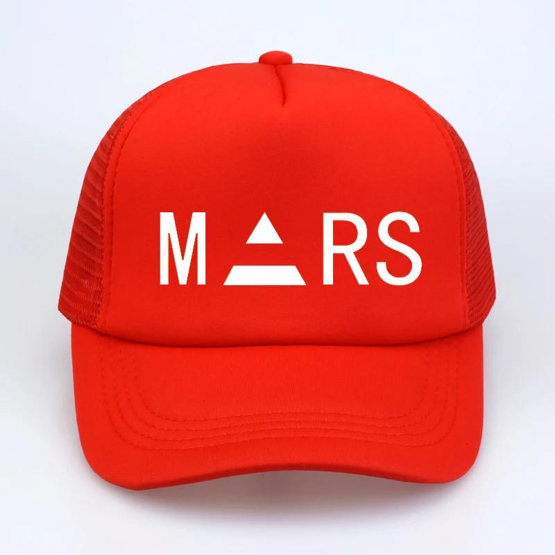 

Summer Trucker Cap New 30 Second To Mars Printed Baseball Cap Fashion Cotton Rock band Fan Unisex Women Baseball Mesh Cap Dad Hat