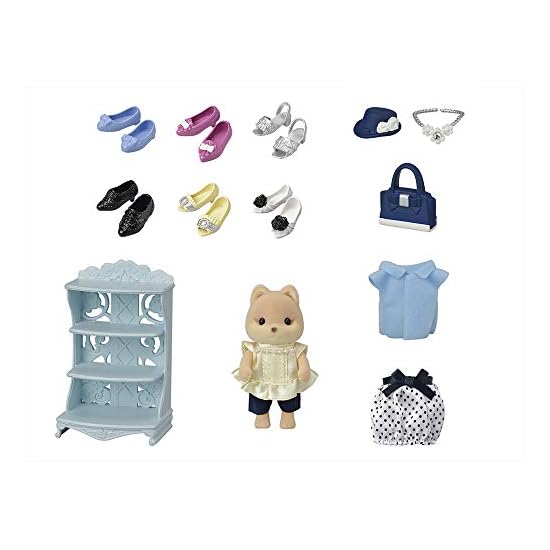Sylvanian Families Town [ Town Fashion Outfit Set - Stylish Shoes Collection - ] TVS-13 ST Mark Cert