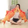 Creative Cartoon Carp Pillow: Back Support & Pet Toy - Valentine's Day Gift for Girls