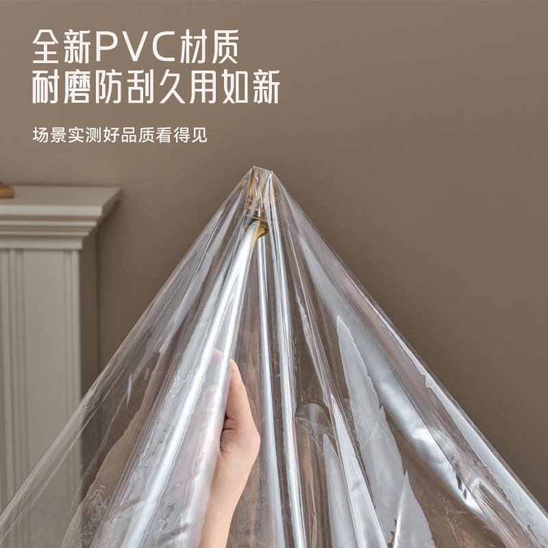 PVC Clear Dining Table Cloth Waterproof Washable Plastic Tablecloth Rectangular Soft Glass Lace Embroidery Tea Table Cover Mat