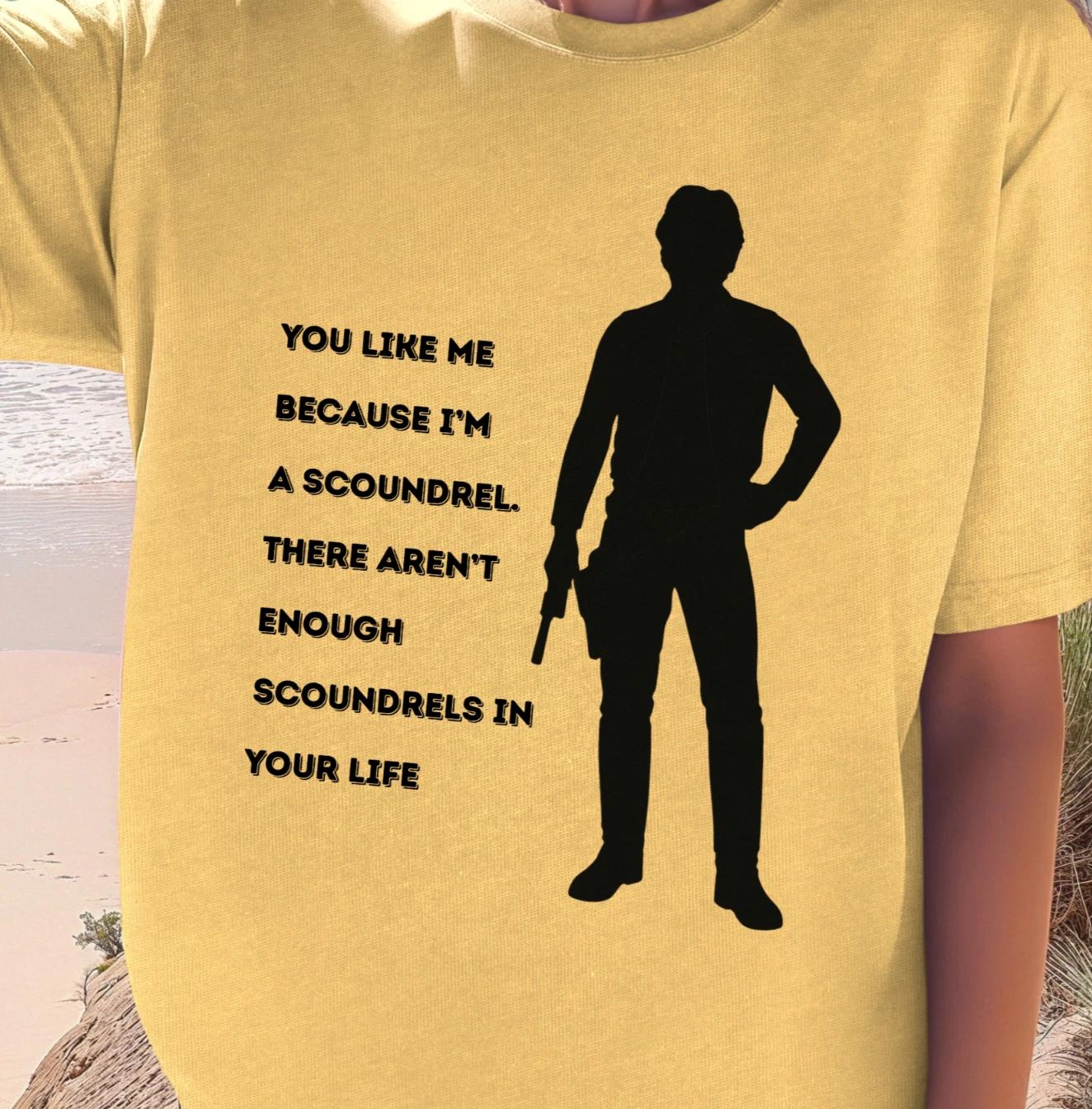 Han Solo silhouette T-Shirt, Star Wars inspired Tee, Fun  Scoundrel  Shirt 2XL