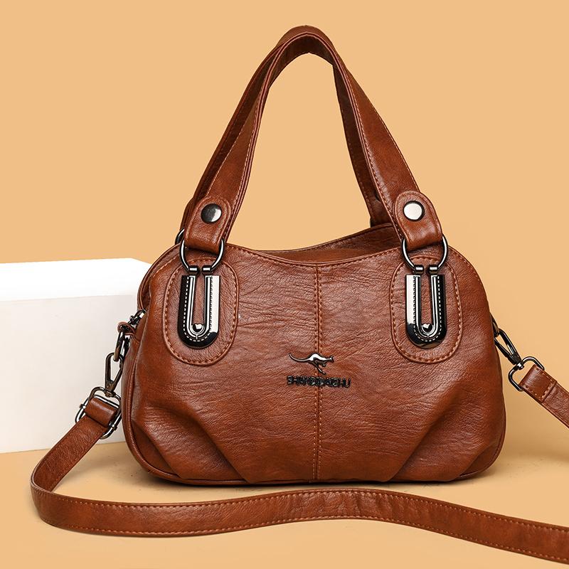 High-End Texture Large Capaci Bag pu leather and New Women's Bag Fashi Commuter Shoulder Bag Handbags for Women wallet