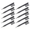 10Pcs/Set Hearing Aid Amplifier Cleaning Brushes with Magnet Earplug Wax Loop Debris Cleaner for Earbuds Headphones