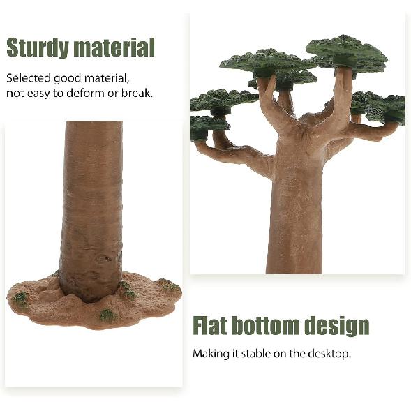 VOSAREA 1 шт. Модель дерева Искусственное дерево Модель Дерева Песочный стол Дерево Искусственное Тропическое Баобабовое Дерево Железнодорожный Пейзаж Архитектурное Дерево Масштабное Дерево Дерево для Диорамы для