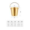 Stainless Steel Ice Bucket Bar Party Ice Bucket Golden Beer Barrel Champagne Bucket Cooling Barrel Snack Fried Chicken Bucket