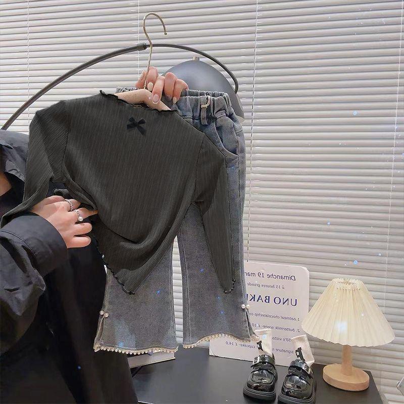 

Trendy Girls Long Sleeve Casual T-Shirt for Spring & Autumn 130