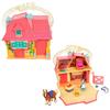 Loja Oficial Disney Casa da Bela Micro Micro Brinquedo Bela e Filipe Micro Portátil Brinquedo de Viagem Playset com Brinquedo de Viagem com Playset Surpresa, Conjunto,