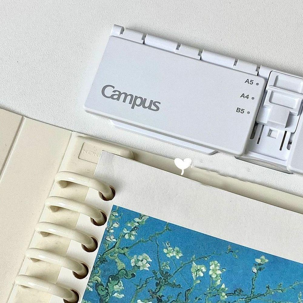 8 Holes Hole Punch Portable Ring Binder Durable Paper Puncher Tool