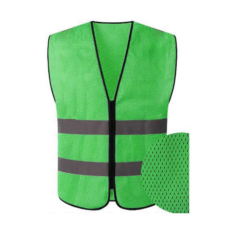 Reflective Multi-Pocket Safety Vest for Traffic, Construction, Cycling, and Sanitation.