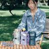 Meshes Water Bottle Holder Sleeve Water Bottle Carriers Bag for Clear Hydrations Monitoring Zippers Access Oxford Fabric