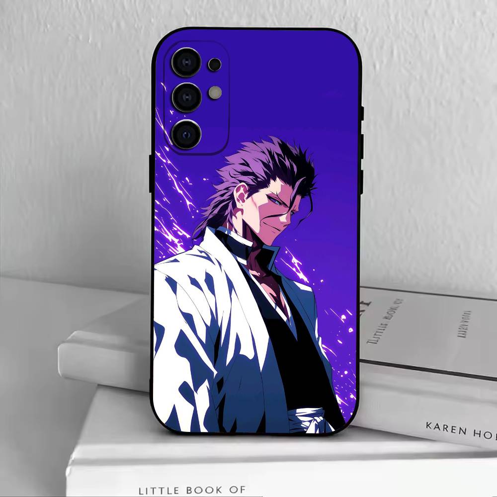B-Sousuke Aizen Bleach Handyhülle Für Samsung S25,S24,S21,S22,S23,S30,Ultra,S20,Plus,Fe,Lite,Note,10,Schwarze Hülle
