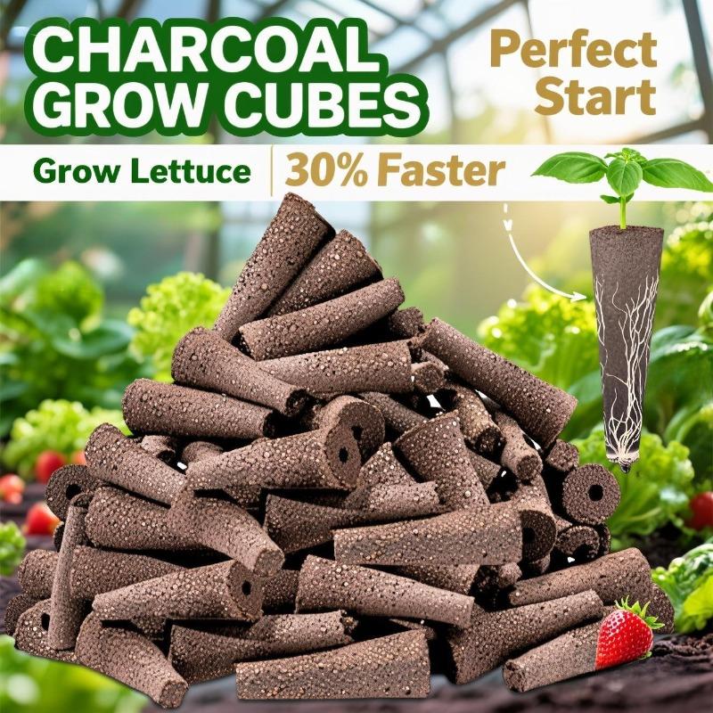 50Pcs Seed Grow Sponges Replacement Root Growth Sponges Seedling Starter Plugs Seed Starting Seed Pod Hydroponic Garden Planting