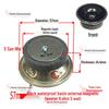 57mm Iron Shell 5W 8 Ohm Loud Magnet Speaker with Full Paper Cone for Radio Broadcast