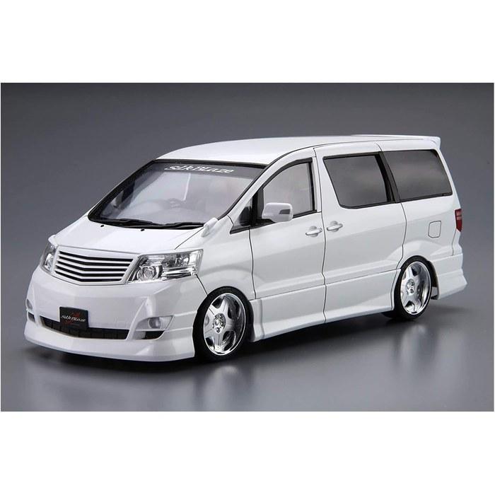 Aoshima Tuned Car No.7 1/24 Silk Blaze Alphard '05 (Toyota) Plastic Model