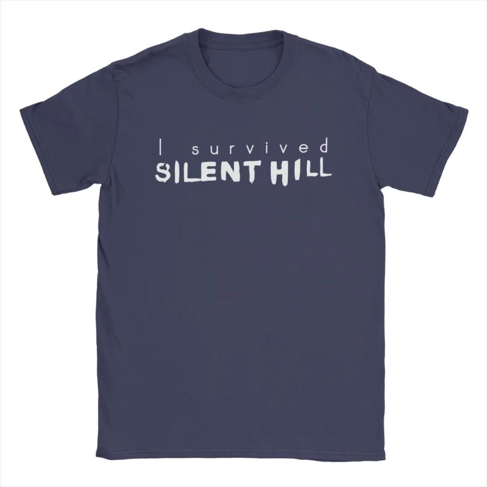 

2026 New Men s and Women s I Survived Silent Hill T Shirt Cotton Clothing Vintage Short Sleeve Crew Neck Tees Plus Size T-Shirts 4XL