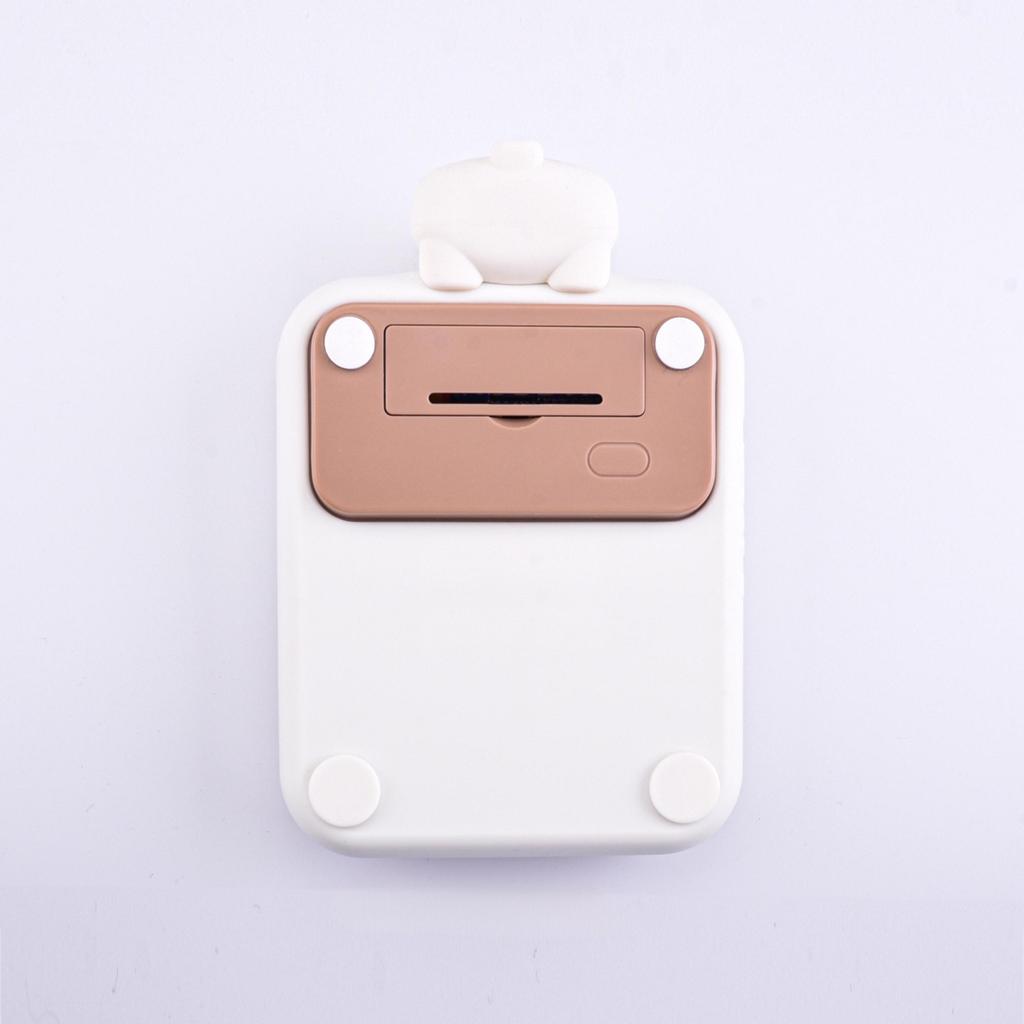 Mofii Tragbare 2,4G Plug-and-Play-Funktastatur mit 18 Tasten, süße Bären-Funktastaturen für PC/Laptop