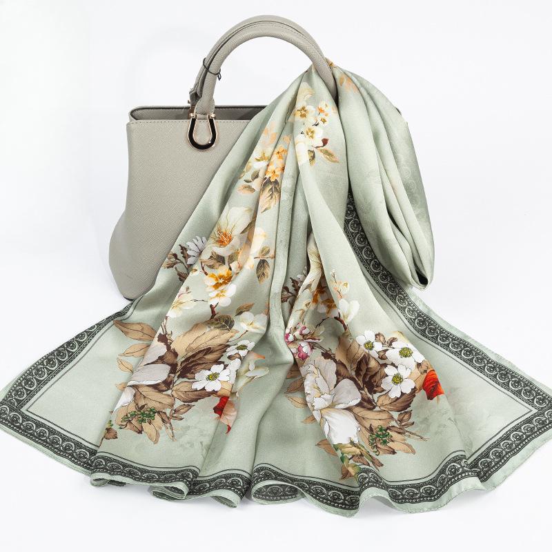 Shanghai Story New Mulberry Silk Scarf for Women In Summer Thin and Versatile Hangzhou Silk Shawl Gift Scarf for Mom