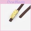 Classic Leather Belt For Women With Alloy Buckle Perfect For Business And Casual Wear
