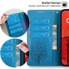 For iPhone 17 Pro Max Case PU Leather Wallet Phone Cover Tree Deer Imprinted