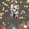 Keychain with Acrylic Cat Pendant Lightweight Key Purse Handbag Charms Pendant for Holidays Birthdays Present
