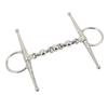 135mm Stainless Steel Horse Mouth Bit Horse Mouth Riding Full Cheek Snaffle Bit with Ball Chain