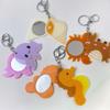 Keyring Mirror Pendant Whale Animals Bag Pendant Creative Acrylic Keychain  Unisex