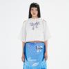 Ribbon Cut-Out Hooded Tee Ivory Bp3Ch002