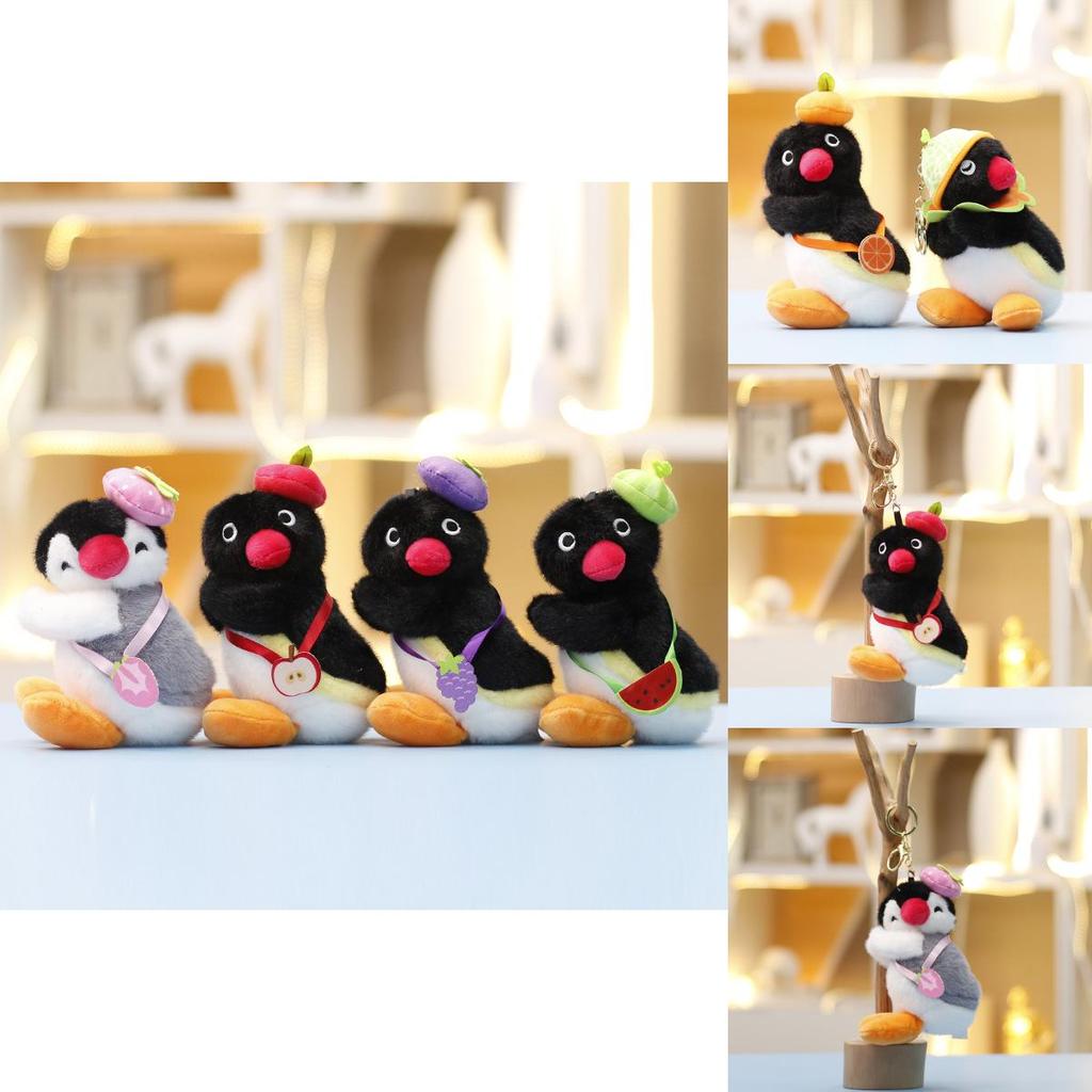 Adorable Penguin Cartoon Plush Doll With Pp Cotton Filling For Backpack And Car Accessories
