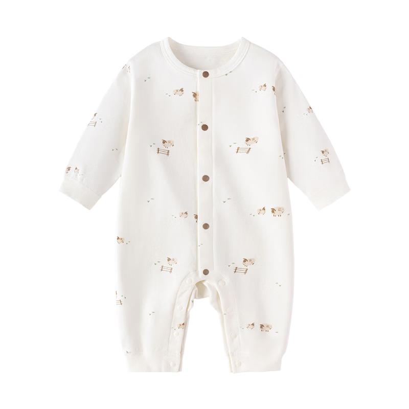 Детский комбинезон Babylove из чистого хлопка с длинным рукавом 90