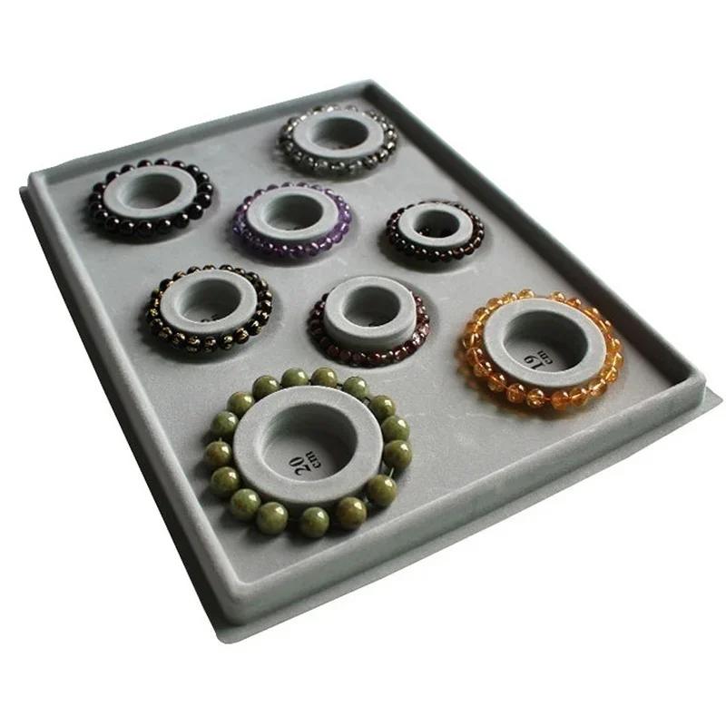 Jewelry Making DIY Bracelets Necklaces Bead Wearing Dials Handmade Bead Organizer Design Measuring Trays Jewelry Display Trays