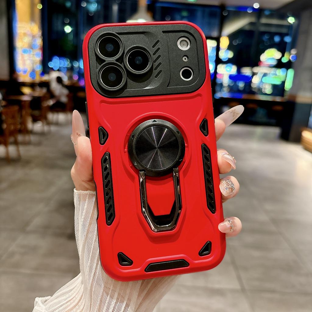 Thick Heavy Duty Magnetic Ring Holder Phone Case For  Samsung Galaxy S25 24 Ultra FE A56 A36 A26 A17 5G A07 A06 A16 Back Cover
