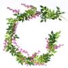 Ivy Wisteria Flowers Artificial Plants Vine Garland Room Home Room Garden Valentine Decor Wedding Arch Home Indoor Outdoor Gifts
