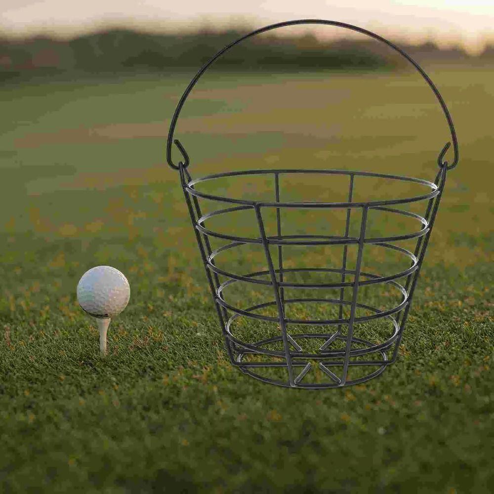Metal Wire Golf Ball Basket Balls Container Golfing Balls Storage  Practice Ball