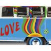 German Revell 1/24 Volkswagen T1 Samba Bus Flower Power Plastic Model 07050