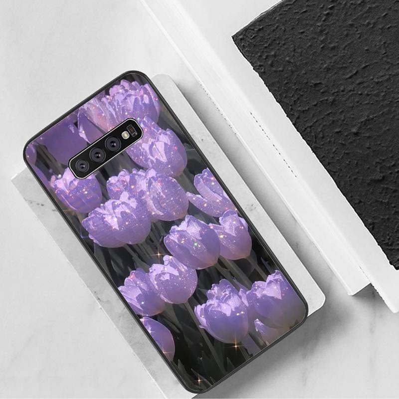 

Чехол для телефона «Девичий цветок-тюльпан» для Samsung Galaxy S7 Edge Plus S9 S20Plus S20ULTRA S10lite S225G S10 GalaxyS21S30