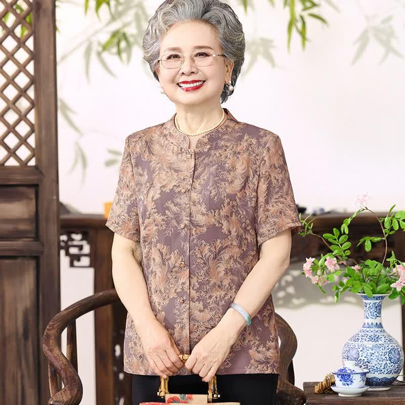 Women's New Chinese Style Jacquard Shirt