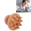 Holzpilz-Massagegerät Fördert die Durchblutung Klärt Meridiane Tragbares manuelles Massagegerät für Kopf, Taille, Bauch, Oberschenkel