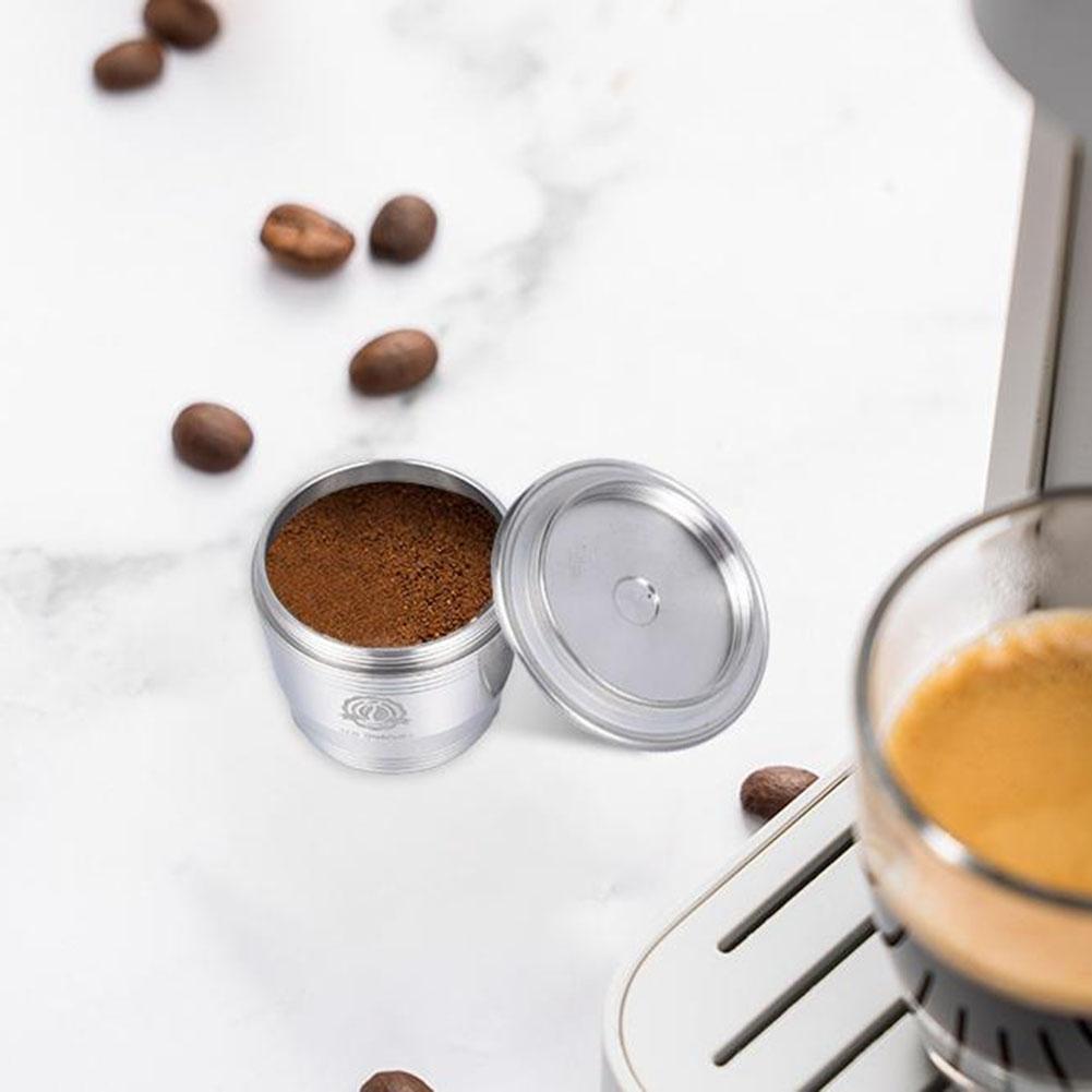 04 Stainless Steel Coffee Capsule 3.7*2.7cm Practical