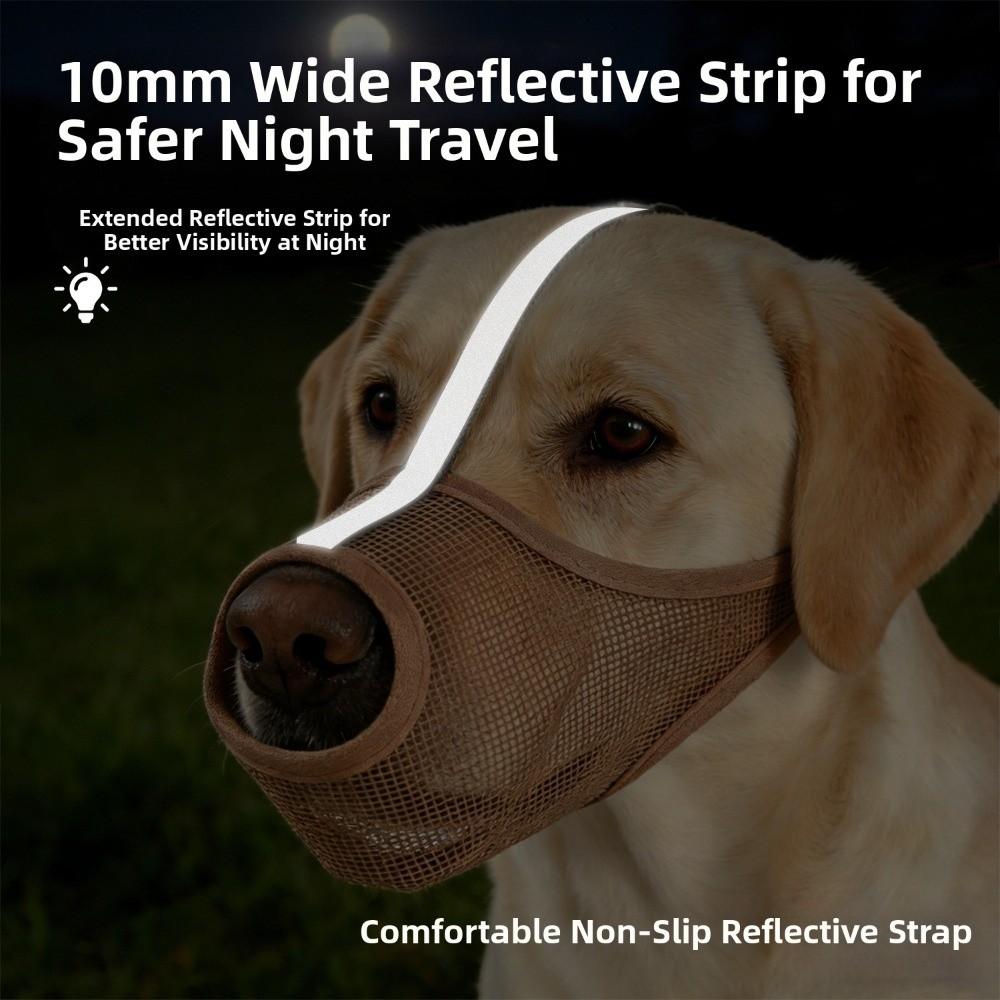 Washable Dog Face Cover Multi Size Mesh Pet Muzzles New Puppy Mouth Cover for Large Dogs