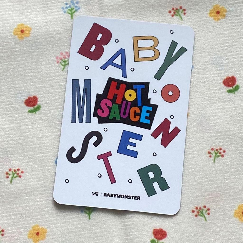 [USED] BABYMONSTER Luka Korean Pre-Recorded HOT SAUCE Trading Card