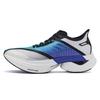 361 Cushioning Slip Resistant Abrasion Resistant Breathable Support Rebound Low Top Running Shoes Men's White Blue 572222223-1