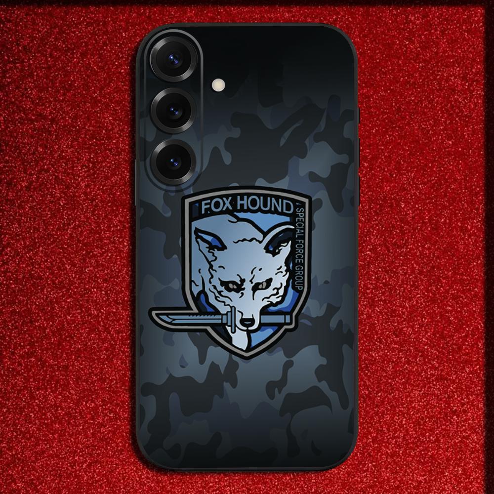 Metal Gear S-Solid Game Phone Case For Samsung S25,S24,S21,S22,S23,S30,Ultra,S20,Plus,Fe,Lite,Note,10,9,5G Black Cover