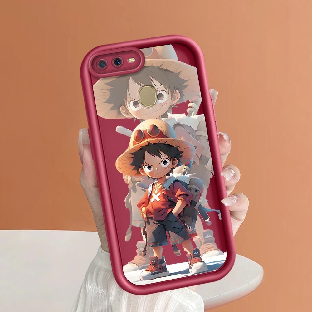 Weiche Silikon-Quadratleitern-Cartoon-Muster Vollständiger Kameraschutz Stoßfeste Hülle für OPPO Reno Realme OnePlus