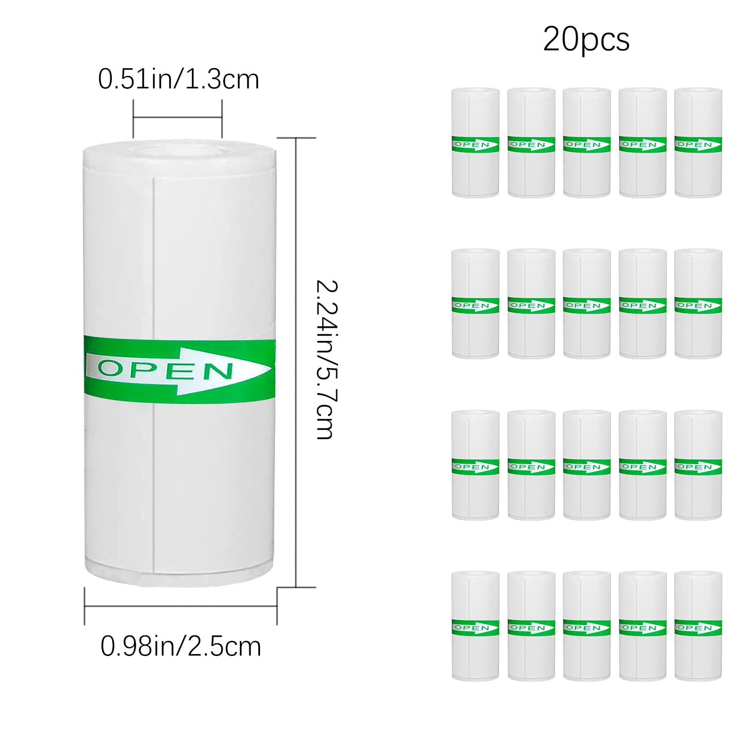 

Мини-карманный фотопринтер, портативный термопринтер без чернил, наклейка 57 мм, транс-бумага, беспроводная печатная машина BT 200 точек на дюйм, Android IOS