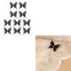 10Pcs Curtain Decorative Pin Butterfly Safety Pin Rhinestones Embellishments Pin For Curtain Decoration Accessories HX6C
