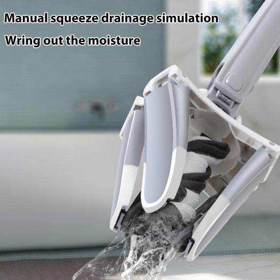 Yousheng X-Type Flat Mop Dry And Wet Dual Use Butterfly Mop No Wash Mop with 360-Degree Rotating Head for Home Dormitory Floors