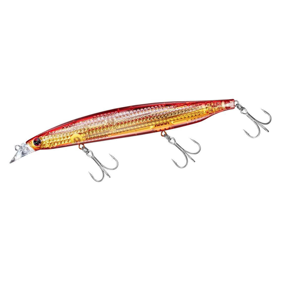 

Daiwa Minnow Shoreline Shiner Z Vertis LI Double Red Gold R140S-LI