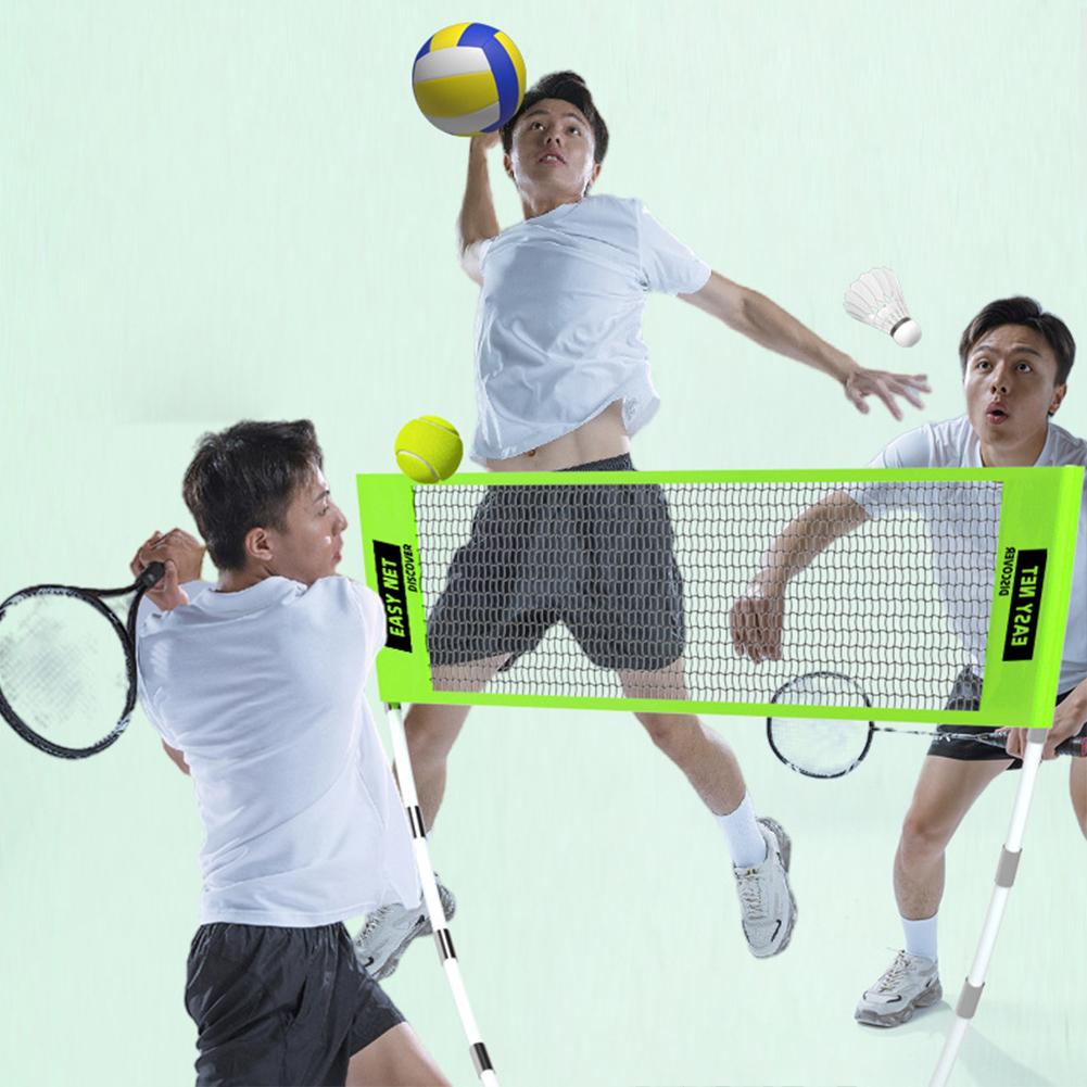 Professional Badminton Net Badminton Training Net Portable Tennis Net Height Adjustable Volleyball Net for Outdoor Indoor