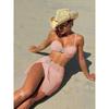 2025 new beach vacation three-piece short skirt swimsuit swimsuit bikini beach swimsuit